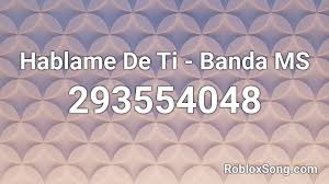 That's all you need to know about how to rob the bank in brookhaven. Hablame De Ti Banda Ms Roblox Id Roblox Music Codes