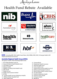 You are presented with so many insurance options that you are unsure which is best. Arokaya Lanna Spa Private Health Insurance Rebates Are Available Please Check Your Private Health Insurance On The List Below Australian Unity Australian Health Management Ahm Nib Doctors Health Fund Cbhs And