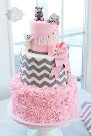 3 Tiered White Chevron Baby Shower Cake Google Search Baby Shower Cakes Chevron Baby Shower Cake Shower Cakes