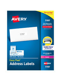 5160 label template for mac. Avery 5160 Laser Address White Labels Office Depot