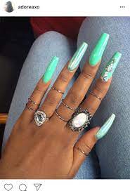 If they're applied properly with good quality products, they will make your nails look strong, healthy and the height of sophistication. Pinterest Kiania Long Acrylic Nails Bright Summer Acrylic Nails Summer Acrylic Nails