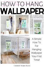 How To Hang Wallpaper For Total Beginners How To Hang Wallpaper How To Install Wallpaper Home Decor