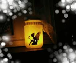 Fee Clochette Ou Pas Un Joli Photophore Enchanteur Le P Lais De Sylvie Decoration Fee Clochette Fee Clochette Clochette