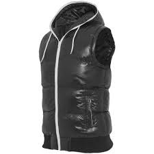 Modèle avec col droit et fer. Urban Classics Doudoune Sans Manches Brillante Noir Vetements Doudounes Homme 49 90