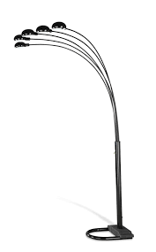 G1297a 5 Light Floor Lamp Satin Black Reecefurniture Com