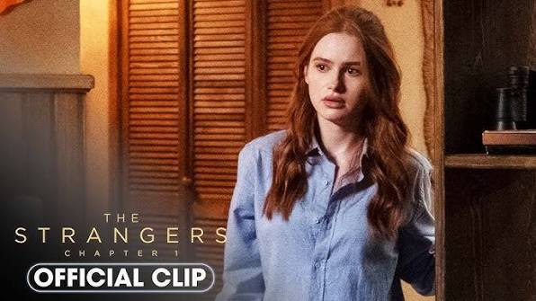 The Strangers: Chapter 1 (2024) Official Clip ‘Knock, Knock’ - Madelaine  Petsch