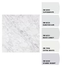 Check Out These Colors I Just Chipped Carrera Marble Bathroom Paint Colors Sherwin Williams Paint Colors