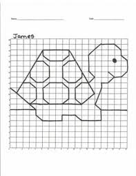 Quadrant 1 Coordinate Graph Mystery Picture James The Turtle Graph Paper Drawings Graph Paper Art Coordinate Graphing