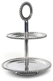 Check spelling or type a new query. 18 Imperial Beaded Two Tier Serving Stand Traditional Dessert And Cake Stands By Hedgeapple Houzz