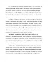 Day Of The Dead College Essays