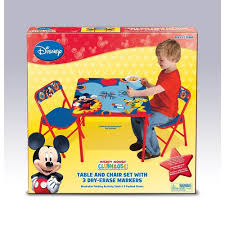 Disney minnie mouse storage table and chairs set delta children. Disney Mickey Mouse Erasable Activity Table Set Walmart Com Walmart Com