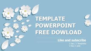 Powerpoint isn't just for meetings. Three Dimensional Flowers Template Powerpoint Free Download Youtube