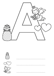 Letra O Para Colorear