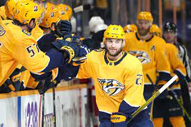The official facebook page of the nashville predators. Recap Nashville Predators 7 Detroit Red Wings 1 Grimaldi S Four Goal Game Gives Preds Victory Early On The Forecheck