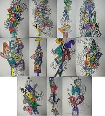 3 4 Names Line Shape School Art Projects Name Art Projects Elementary Art