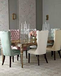 John Richard Collection Annabelle Dining Table Valerie Velvet Dining Chairs Dining Room Small Dining Chairs Dining Room Chairs