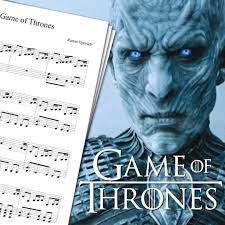 Both covers use the same game of thrones theme sheet music. Game Of Thrones Theme Sheet Music Download Print Piano Pdf Midi
