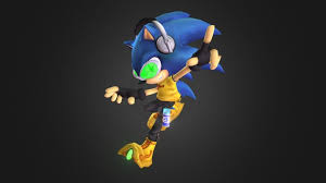 Jet Set Sonic By Projectmgame 3d Model Sonic Jet Set Mario Characters