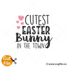Download Cute Easter Bunny In The Town Svg Svgfile Co 0 99 Cent Svg Files Life Time Access