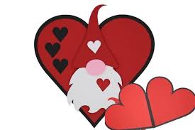 Gnome Valentine Card For Cricut With Free Svg Craft Room Time Punch a hole in the corner and you can use some string or ribbon to wrap around a treat bag top.