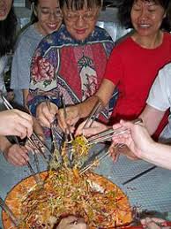 Back in the old days, prosperity toss salad (yee sang/yusheng) was only served on the 7th day of chinese new year known as human day (人日 / rén rì). Yusheng Wikipedia