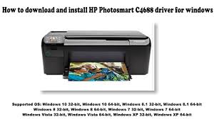 Follow the instructions that appear during the installation. Hp Photosmart C4680 Driver