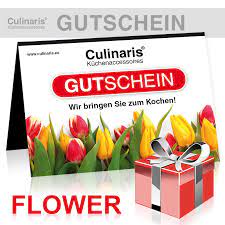 Choose contactless pickup or delivery today. Culinaris Store Gift Coupon Design Flower Cookfunky