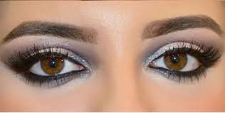Gri Goz Makyaji Makyaj Goz Makyaji Sac