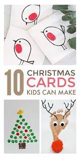 See more ideas about crafts, cardmaking, cards. Simple Christmas Cards Kids Can Make Christmas Cards Handmade Kids Christmas Cards Kids Simple Christmas Cards