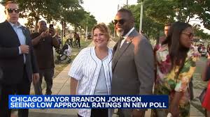 Brandon Johnson Approval Ratings