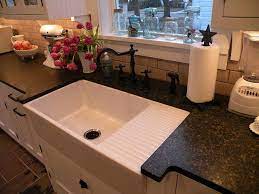 Those weren't my only demands though, no…i also wanted it to have a single basin, high back, and double drainboards. Farmhouse Sink With Drainboard Farmhouse Sink Kitchen Trendy Farmhouse Kitchen Drainboard Sink