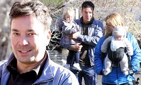 Jimmy Fallon takes Frances Cole out with wife Nancy Juvonen and Winnie