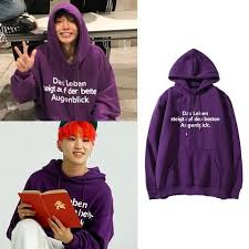 Ikon Bobby Seventeen Hoshi German Purple Hoodie Purple Hoodie Hoodies Fashion