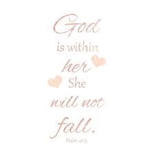 God is within her she will not fall svg graphic. Iphone Rose Gold Bible Verse Wallpaper Novocom Top