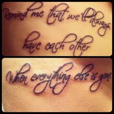 Set of two plus two. Pin By Alex Lamarca On Randomness Sister Tattoos Tattoos Sibling Tattoos
