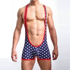 Speedo, male power, nds wear and more. Novelty American Flag Print Mens One Piece Bodysuit Sexy Suspenders Teddies Wrestling Singlet Underwear Male Sexy Lingerie Wish