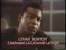 In each episode, he reads a piece of short star trek: Levar Burton Star Trek The Next Generation Pre Air Interview Youtube