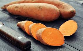 Boil sweet potato whole in skin for 40 to 50 minutes, or until done. Sweet Potatoes Health Benefits And Nutritional Information