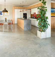 Hackney London Lazenby Concrete Kitchen Floor Open Plan Kitchen Diner Concrete Floors Living Room