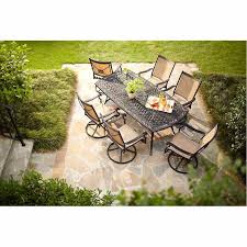Save money online with aluminum outdoor dining set deals, sales, and discounts january 2021. Hampton Bay Solana Bay 7 Piece Patio Dining Set Open Box Never Used Kx Real Deals St Paul Tools Patio Furniture Bath And Kitchen And More K Bid