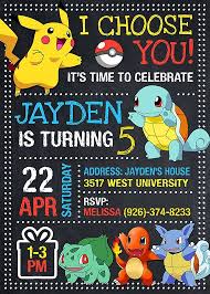 Pokemon Invitation Pokemon Birthday Pokemon Invite Pokemon Party Pokemon Printable Pokemon Digital Poke Pokemon Birthday Invites Pokemon Birthday Pokemon Party