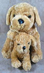 Kohl S Cares 10 Plush Mom Baby Golden Retriever Puppy Dog Stuffed Animals Golden Retriever Baby Dog Stuffed Animal Golden Retriever Puppy