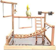 Amazon Com Mrli Pet Large Parrots Playstand Bird Playground Wood Perch Gym Stand Playpen Bird Ladders Exercise Playgym Bird Toys Diy Bird Toys Parakeet Toys
