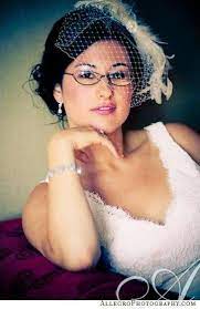 Finally A Real Bride With Glasses A Birdcage Veil So I Can Still Be Me After All Bride With Glasses Veil Hairstyles Bride