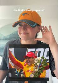 lots of feelings (AND LIL DAVE ON THE PODIUM!!) @chipganassiracing @indycar  @INDYCAR