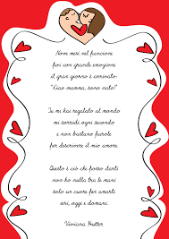 Poesie per bimbi per anniversario mamma e papa : Poesia Per La Mamma Idee Per La Festa Della Mamma Festa Della Mamma Filastrocche Festa