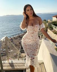 She currently resides in france. The Strapless Gown Of White Lace Of Milla Jasmine On His Account Instagram Millajasmineoff Spotern