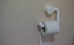 Worried about running out of toilet paper? Counter Top Paper Towel Holder Simple Modern Chrome Plated Jumbo Roll Holder Paper Towel Holders Home Garden