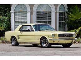 Image result for Springtime Yellow 1966 Mustang
