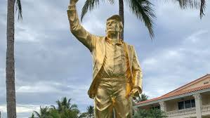 Trump praises statue by Zanesville artist now installed at Miami golf course
